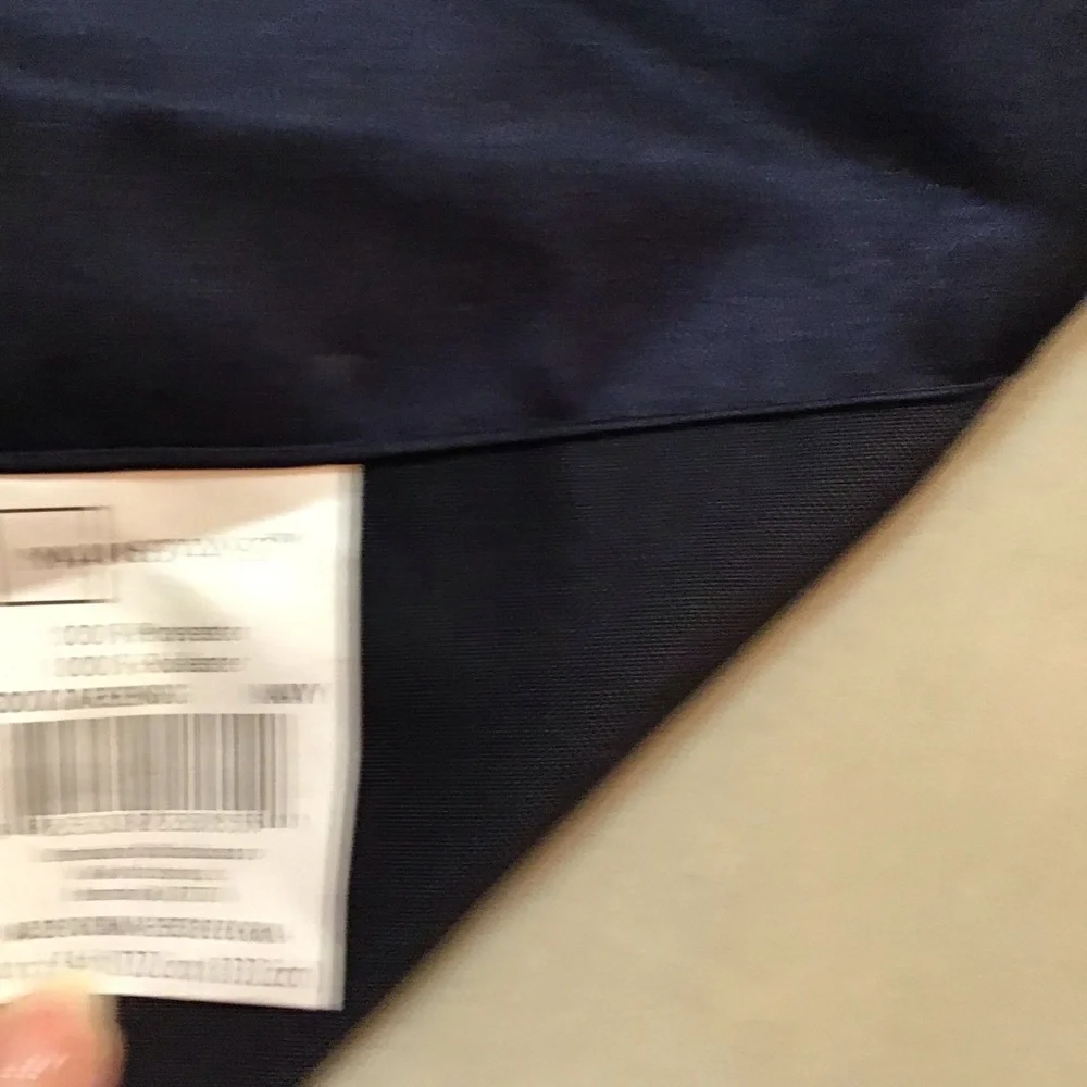 Mainstay room darkening navy curtain 1 piece curtain size 54” x 54 inches New